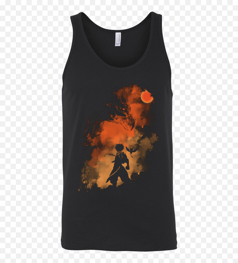 Fairy Tail - Natsu Dragneel 4 Unisex Tank Top T Shirt Tl01107tt Training To Go Super Saiyan Shirt Png,Natsu Dragneel Png