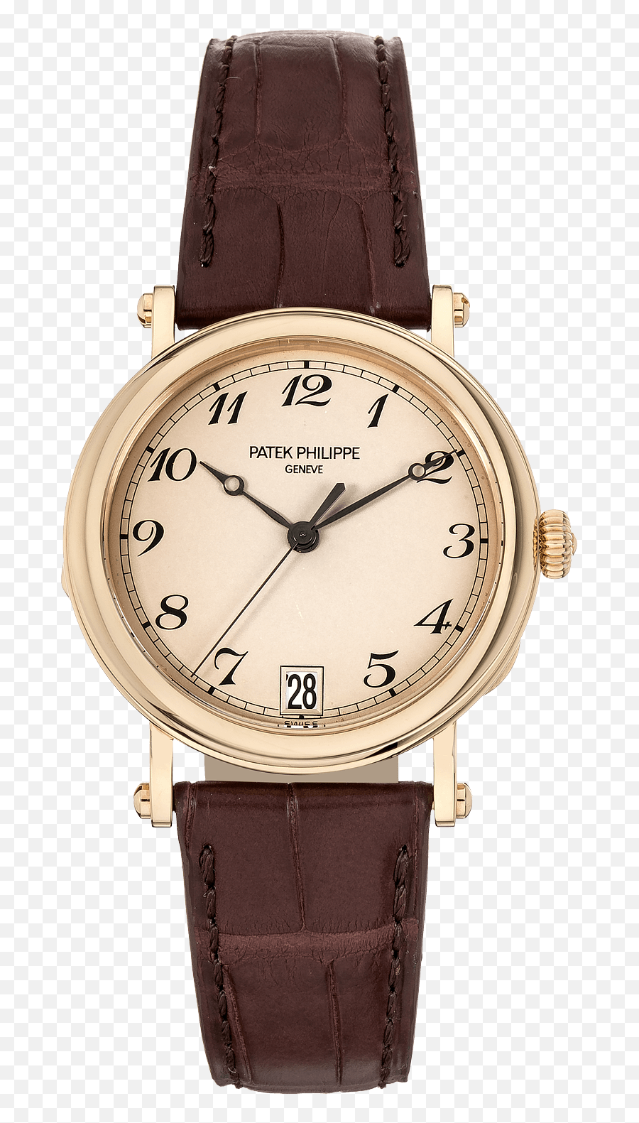 Calatrava Officeru0027s Watch Reference 5053 Yellow Gold Automatic - Patek Philippe Calatrava Png,Patek Philippe Logo