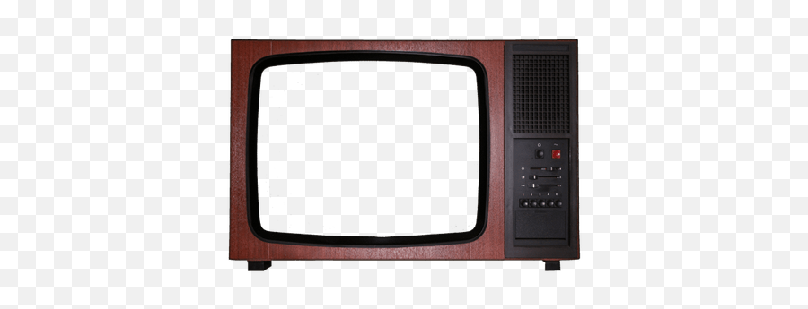 Television Empty Vintage Transparent - Empty Tv Png,Tv Transparent Png
