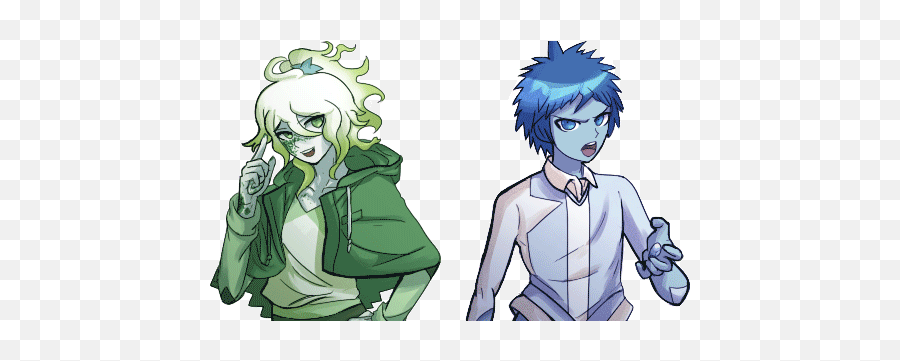 Top Super Dangan Ronpa 2 Stickers For Android U0026 Ios Gfycat - Nagito And Hajime Sprites Gif Png,Dangan Ronpa Icon