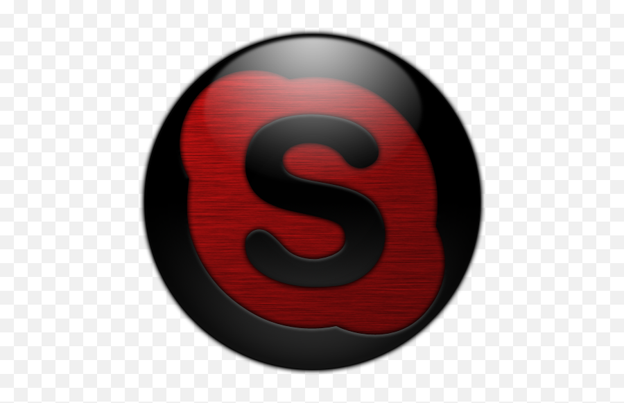 Red Skype Icon 416697 - Free Icons Library Black And Red Icons Social Png,Skype Circle Icon