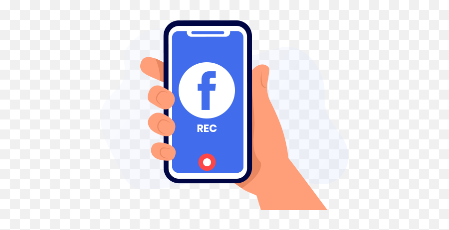 Facebook Screen Recorder Secretly Record Fb Activities - Portable Png,Facebook Phone Icon