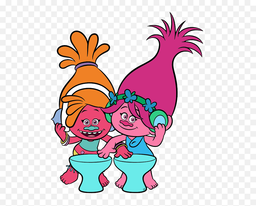 Cooper Poppy - Trolls Poppy And Dj Suki Clipart Trolls Poppy X Dj Suki Png,Trolls Png