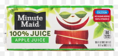 Minute Maid Apple Juice 6 Fl - Minute Maid Apple Juice Boxes Png,Juice Box Png