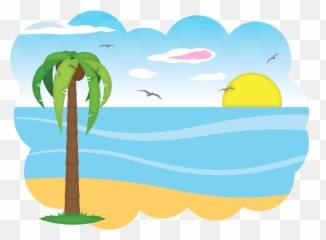 Spring Break Destinations - Illustration Clipart Full Size Start png