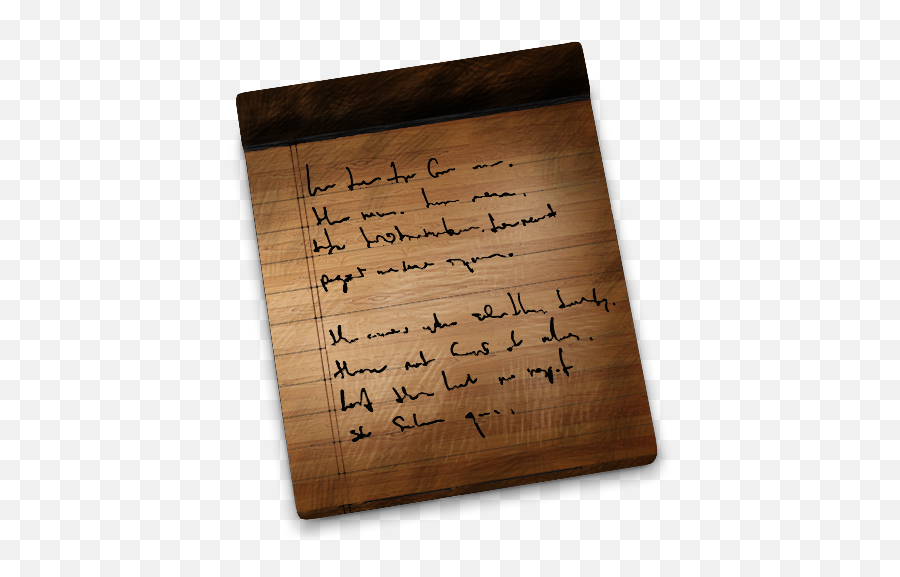 Notes Wooden Icon - Download Free Icons Wooden Notes Icon Png,Mac Notes Icon