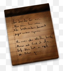 Notes Wooden Icon - Download Free Icons png