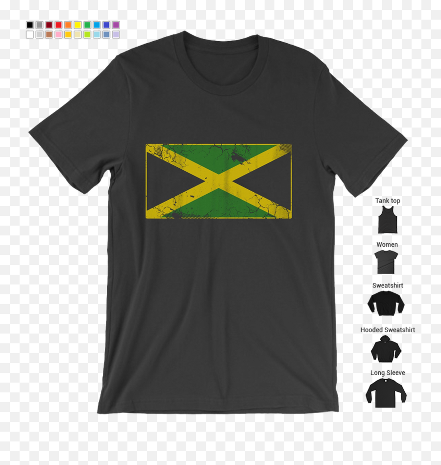 Vintage Jamaican Flag Jamaica Shirt Png