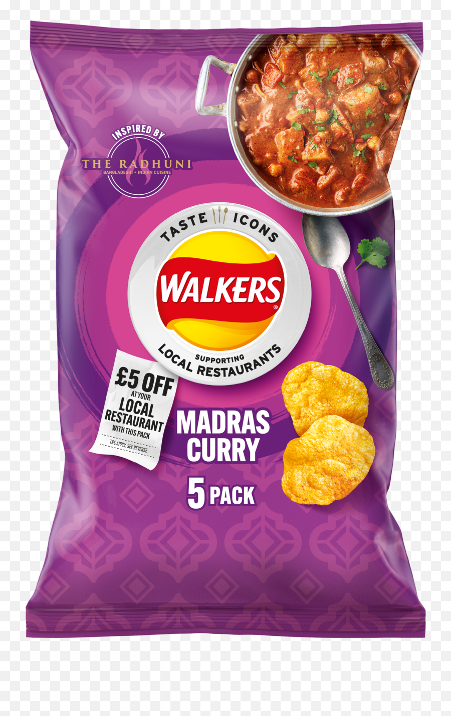 Splendid Communications And Walkers Launch U0027taste Icons - Fish And Chip Flavour Crisps Walkers Png,Curry Icon