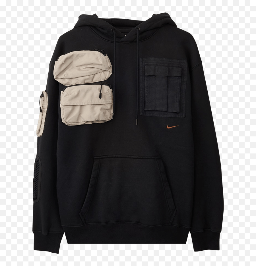 Cactus Jack By Travis Scott X Nike Nrg Ag Utility Hoodie U0027blacku0027 - Cactus Jack Utility Hoodie Png,Nike Action Icon Hoodie