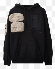 Cactus Jack By Travis Scott X Nike Nrg Ag Utility Hoodie U0027blacku0027 - png