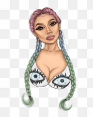 Download Kylie Jenner By David Lee Illustrations - Kylie David Lee Illustrations Png,Kylie Jenner Transparent