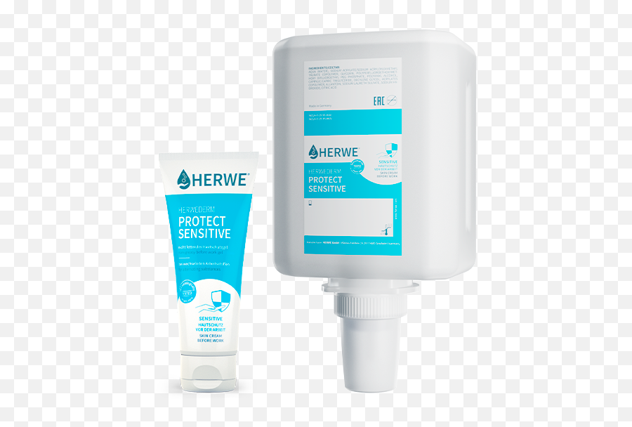 Skin Protection Products - Herwe Gmbh Sinsheim Hautschutz Face Moisturizers Png,Sensitive Icon