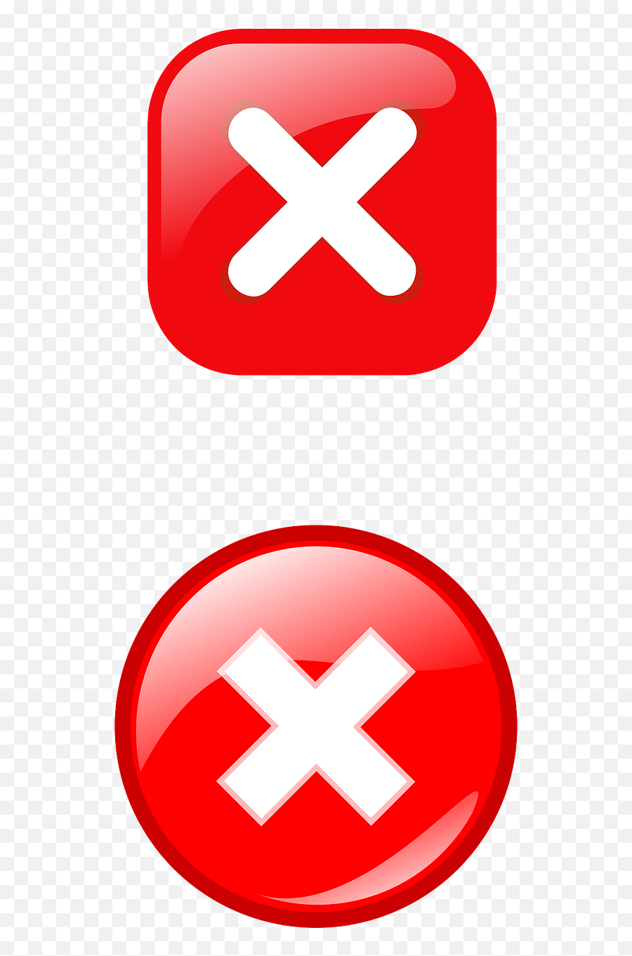Download Hd Stop Button Red - Error Sign Icon Png,Stop Sign Icon Png