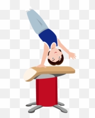 Gymnastics Clipart Transparent - Gymnastics Vault Png,Gymnastics Png