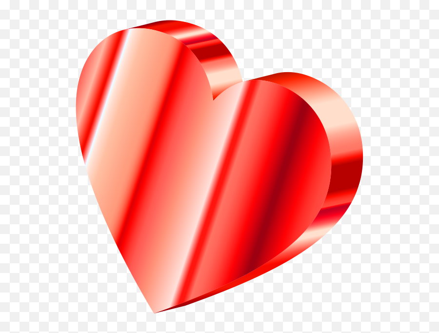 3d Heart Vector Png Transparent Without - 3d Heart Png,Vector Images Png