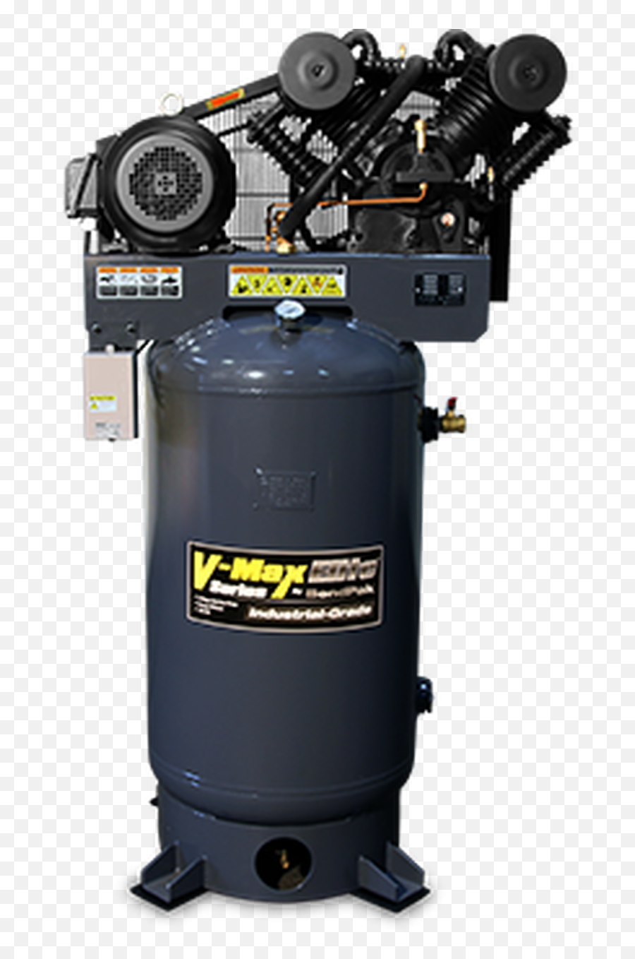 Bendpak V - Max Elite 75 Hp 80u2010gallon Vertical Tank 1 Phase Air Compressor Model 7580v601 Car Shop Air Compressor Png,Air Pump Png