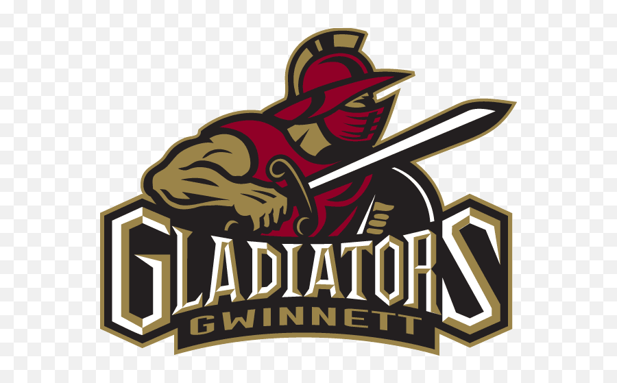 Gwinnett Gladiators Primary Logo - Austin Taco Project Png,Gladiator Logo