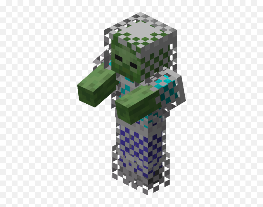 Zombie In Chainmail Armor - Zombie Minecraft Png,Chainmail Png