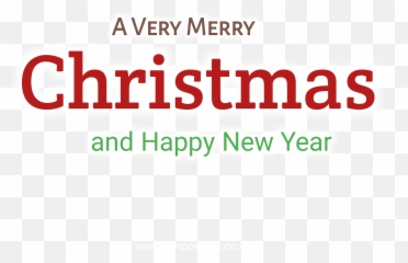 Latest Merry Christmas Font With Transparent Background - Carmine png