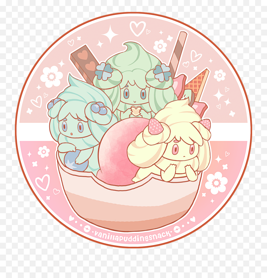 I Drew Alcremie To Get Hype For Pokemon - Transparent Alcremie Png,Sword And Shield Transparent