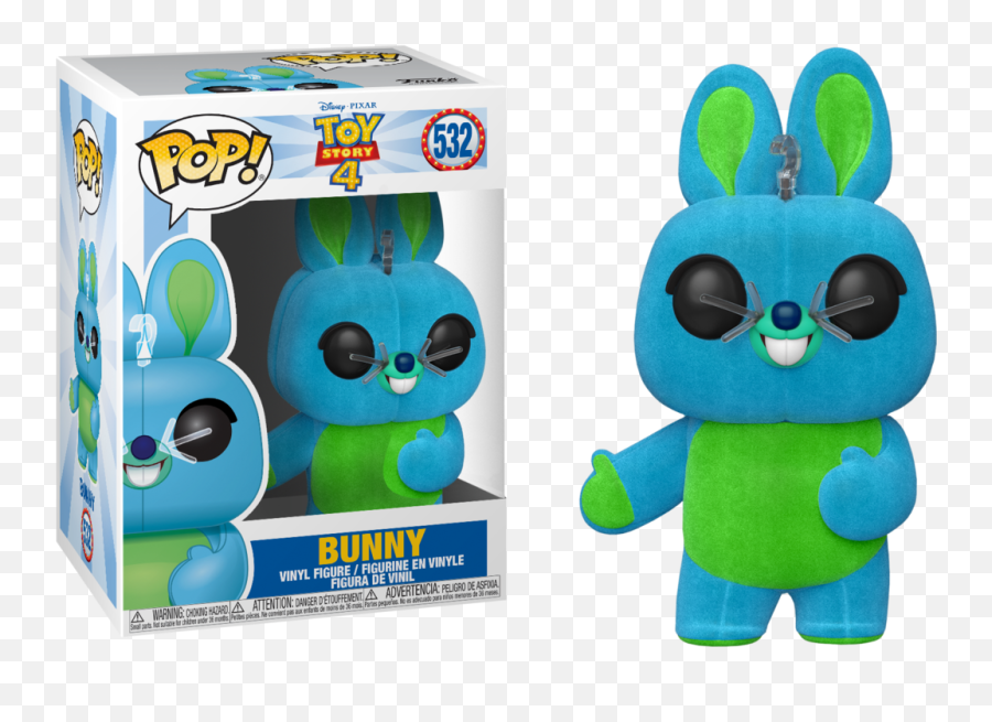 Toy Story 4 Funko Pop Bunny Flocked 532 - Figurine Pop Toy Story 4 Png,Toy Story Png