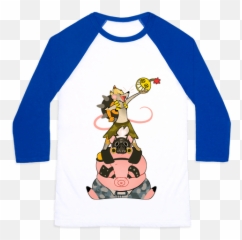 Our Names Are Junkrat And Roadhog Baseball Tee Png