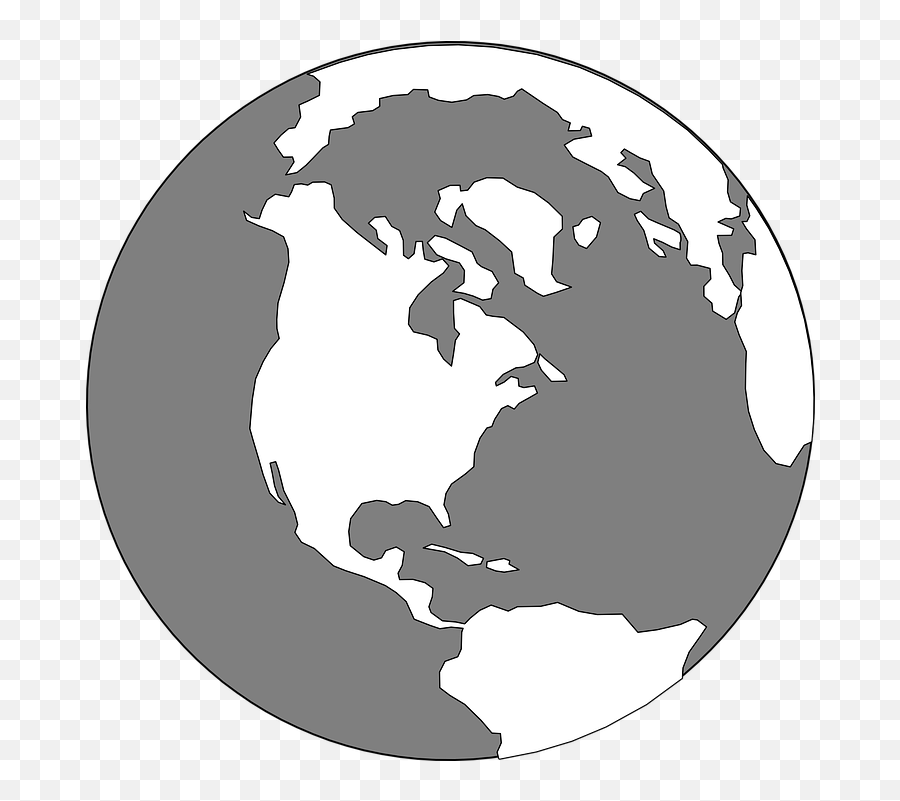 Globe Outline Png - Globe Graphic Vector Earth Logo Png Earth Clip Art,Earth Logo