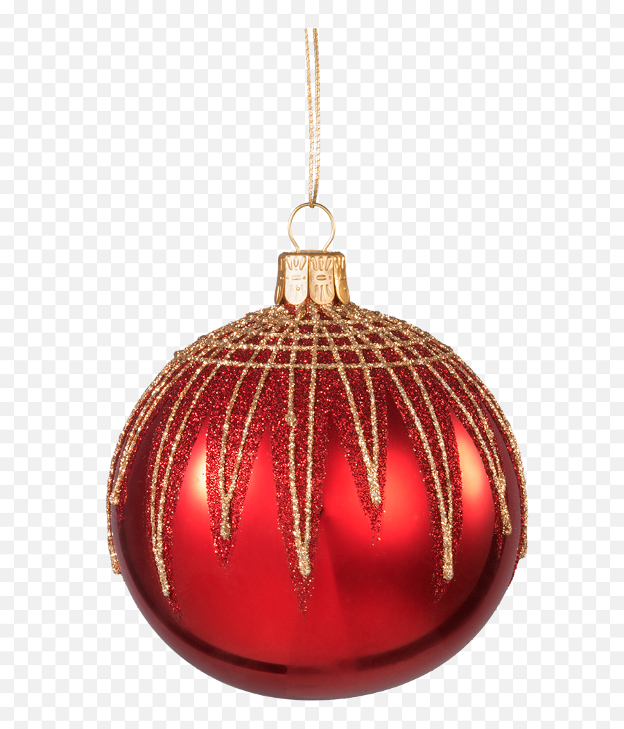 Käthe Wohlfahrt - Online Shop Glass Bauble Red With Glitter Roof 8 Cm Christmas Decorations And More Christmas Ornament Png,Red Glitter Png