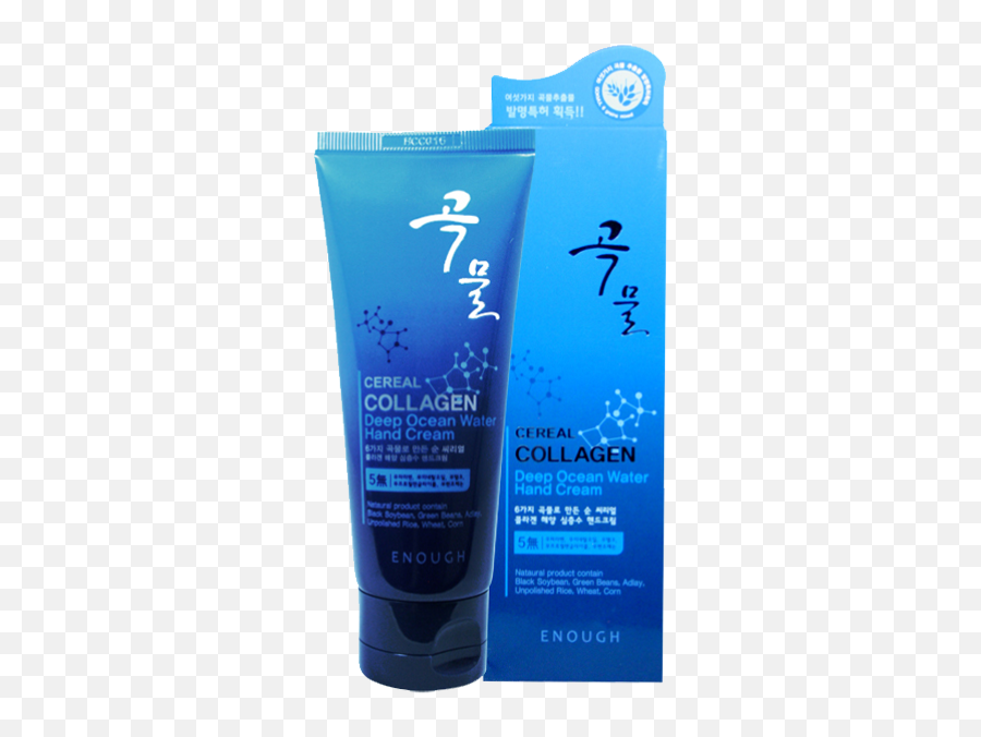 6gokmul Cereal Collagen Deep Ocean Water Hand Cream Enough - Lotion Png,Water Texture Png