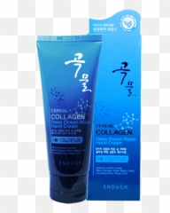 6gokmul Cereal Collagen Deep Ocean Water Hand Cream Enough - Lotion png