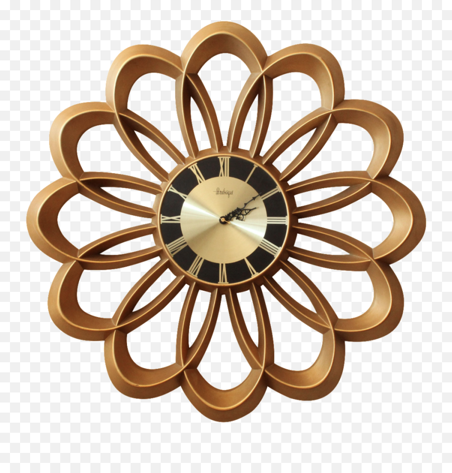 Download Burwood Atomic Arabesque Wall Clock - Wall Clocks Sammy Jo Brandon Foundation Png,Clocks Png