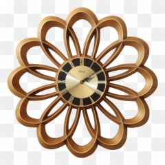 Download Burwood Atomic Arabesque Wall Clock - Wall Clocks Sammy Jo Brandon Foundation Png,Clocks Png