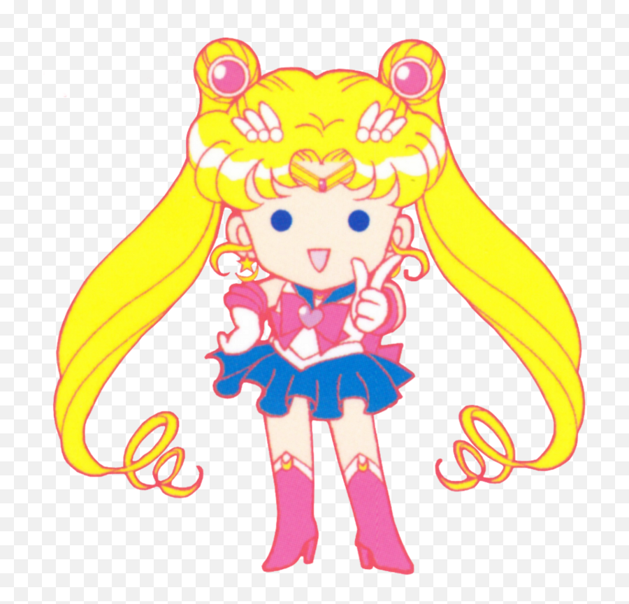 Download Free Png Sailor Moon Transparent - Dlpngcom Sailor Moon Chibi Transparent,Cartoon Moon Png