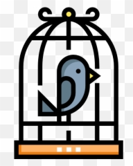 Bird Cage - Free animals icons In A Cage Icon png