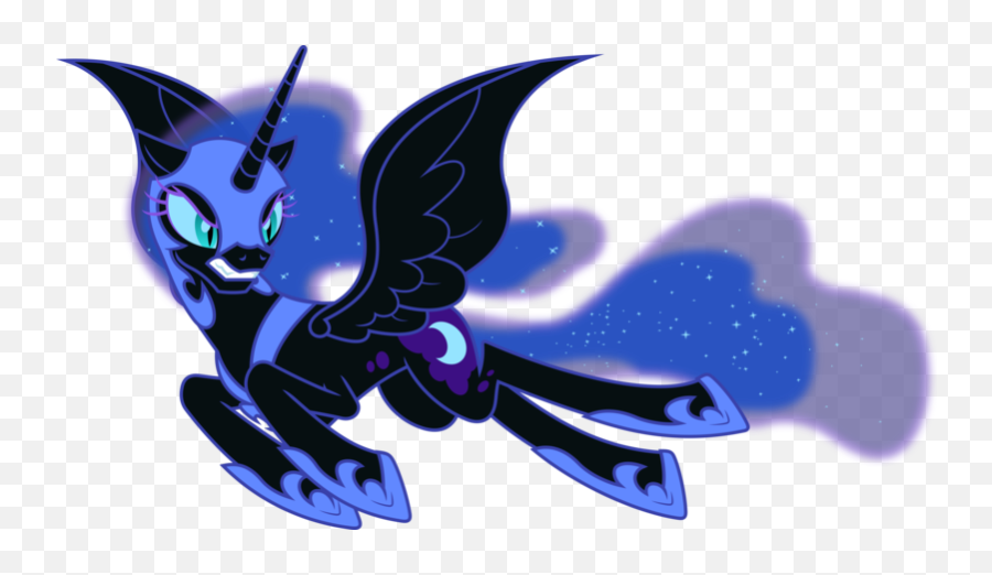 My Little Pony Flying Nightmare Moon - Mlp Nightmare Moon Transparent Png,Nightmare Png