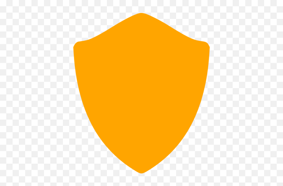 Orange Shield Icon - Free Orange Shield Icons Shield Orange Logo Png,Shield Transparent