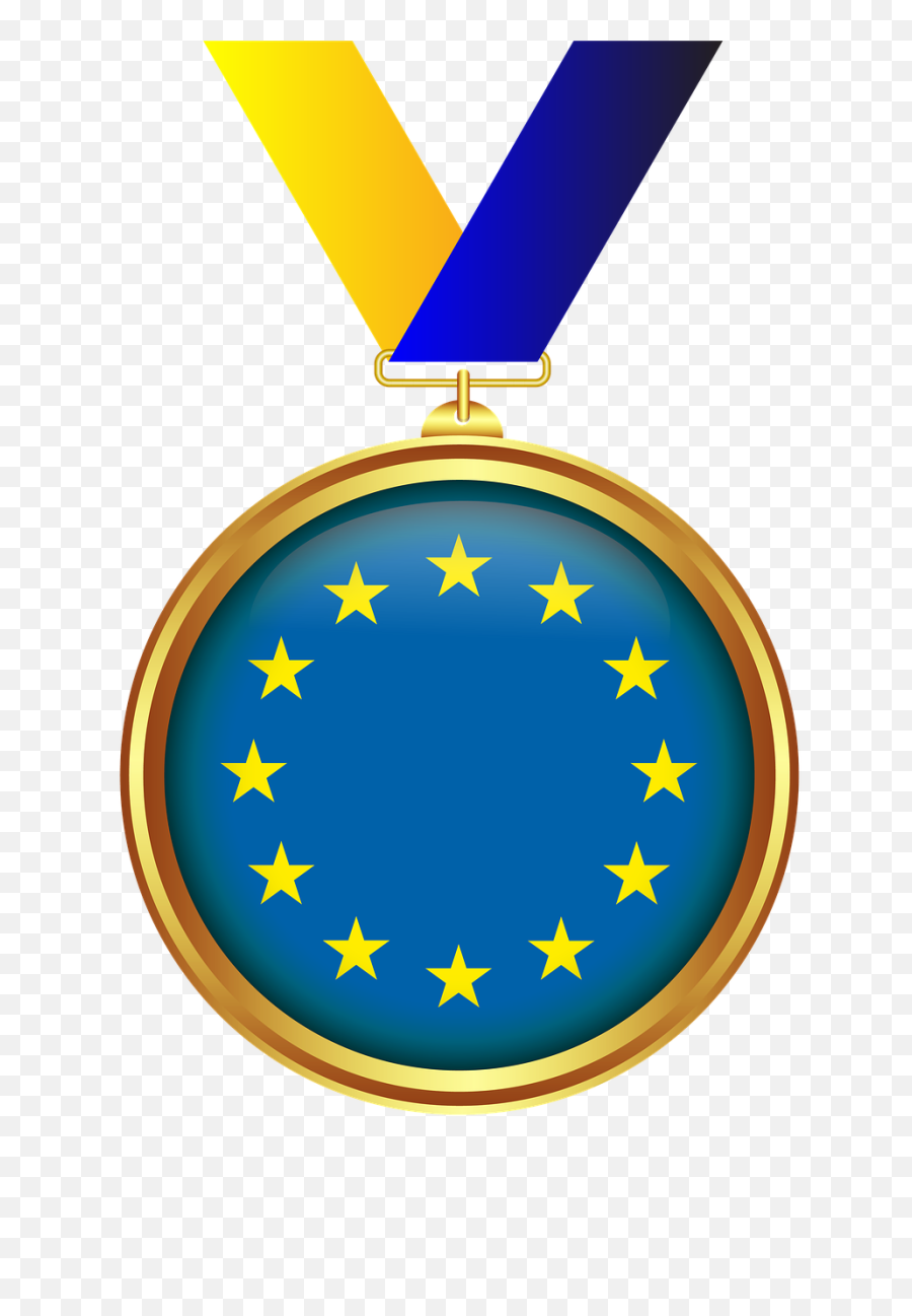 Medal Gold Tape Transparent - Eu Flag Circle Icon Png,Medal Transparent