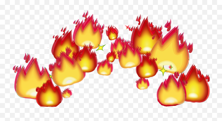 Crown - Clip Art Png,Flame Emoji Png