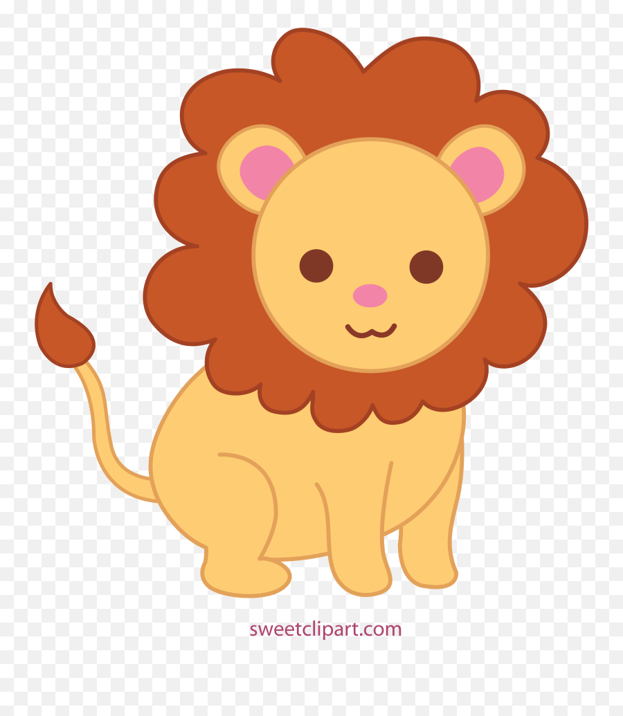 Download Baby Vector Lion - Cute Clipart Png Image With No Cute Clip Art Lion,Baby Lion Png