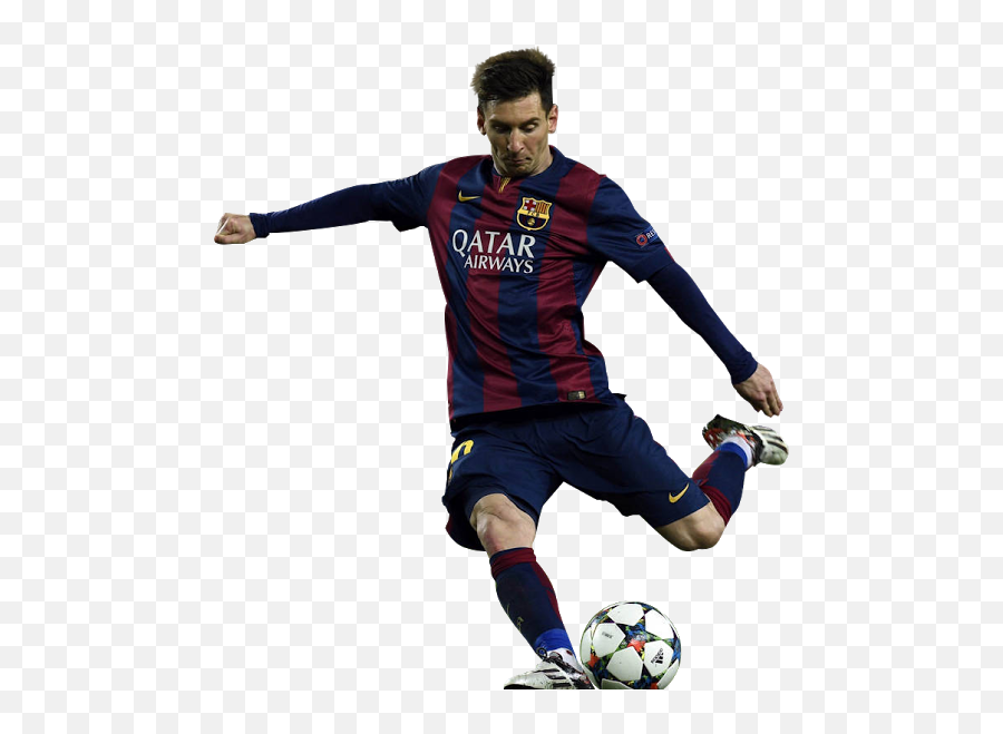 Download Lionel Messi - Kick Up A Soccer Ball Full Size Football Player Png,Soccer Ball Png Transparent