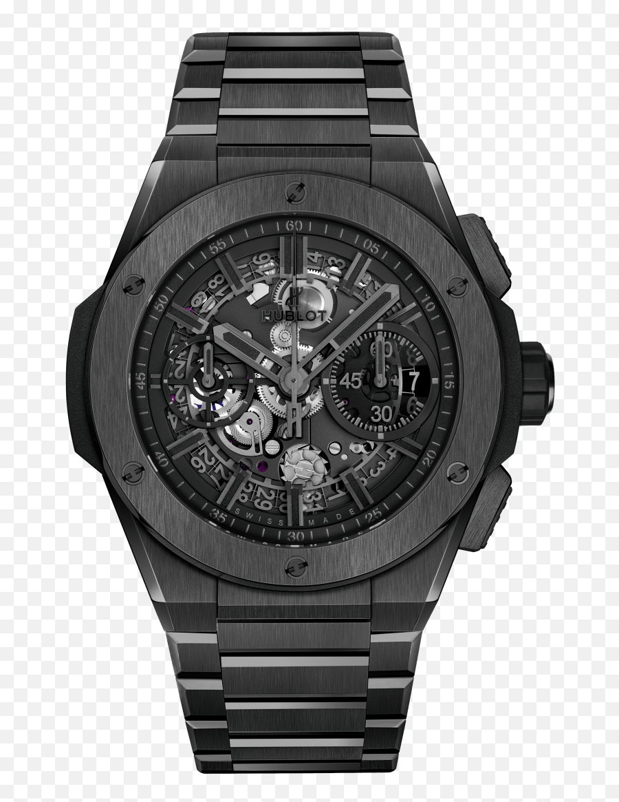 Big Bang Integral All Black 42 Mm - 451 Cx 1140 Cx Hublot Png,Watch Transparent Online