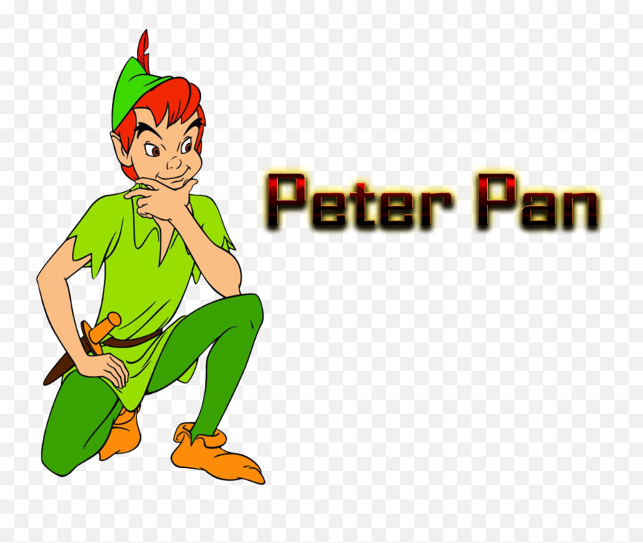 Peter Pan Silhouette Png - Peter Pan Cartoon Png,Peter Pan Silhouette Png