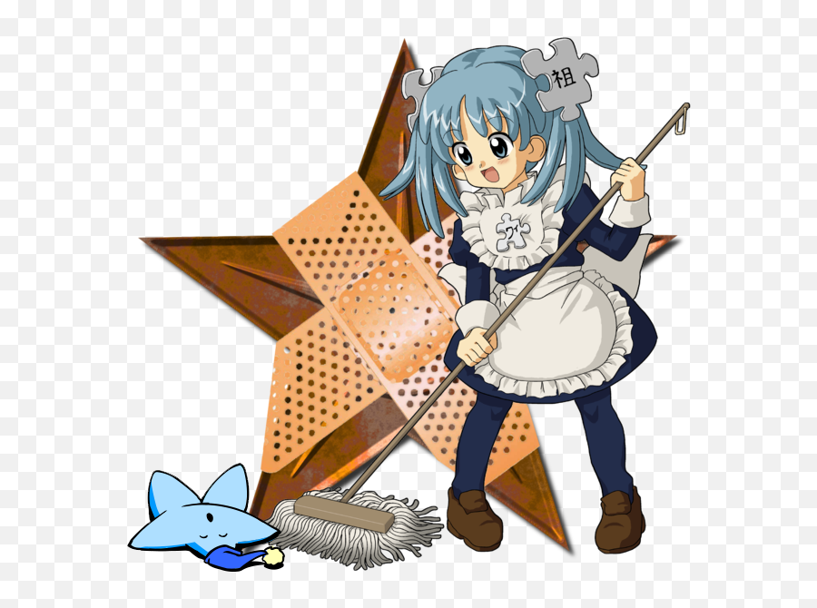 Barnstar Anime Manga 4 - House Anime Girl Cleaning Png,Anime Tears Png