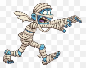 Mummy Png Background - Mummy Cartoon Running,Mummy Png