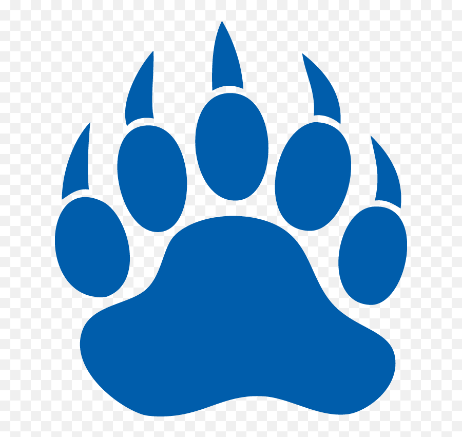 Nittany Lion Clipart - Grizzly Bear Paw Print Png,Bear Paw Png