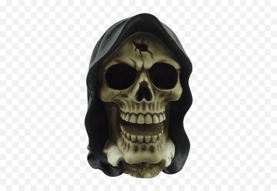 Fractured Grim Reaper Skull - Grim Reaper Face Png,Skull Face Png
