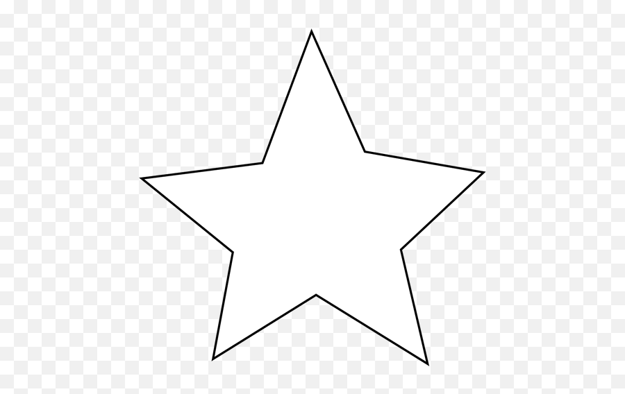 White Star Clip Art - Dot Png,Star Outline Png