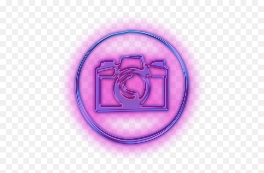 113781 - Neon Purple Camera Icon Png,Purple Glow Png