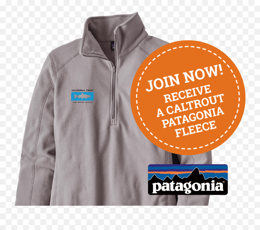 Golden Trout Circle - Long Sleeve Png,Patagonia Fish Logo